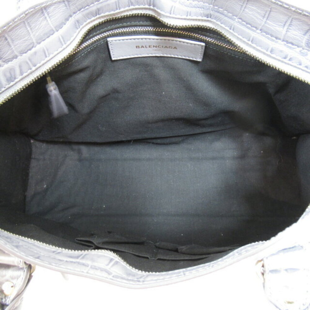 Balenciaga Giant City Shoulder Bag Leather Gray - Picture 5 of 8